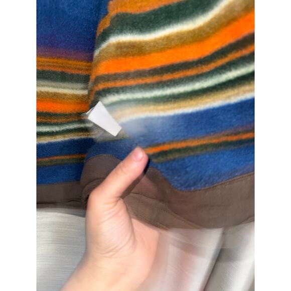 Orton Brothers men's flannel lined brown 100% cotton jacket size large - Picture 7 of 8